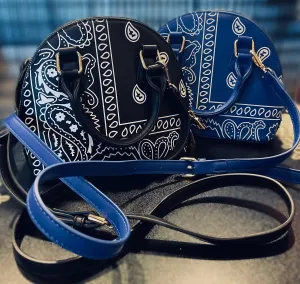 MIni Bandana Print Crossbody Purse