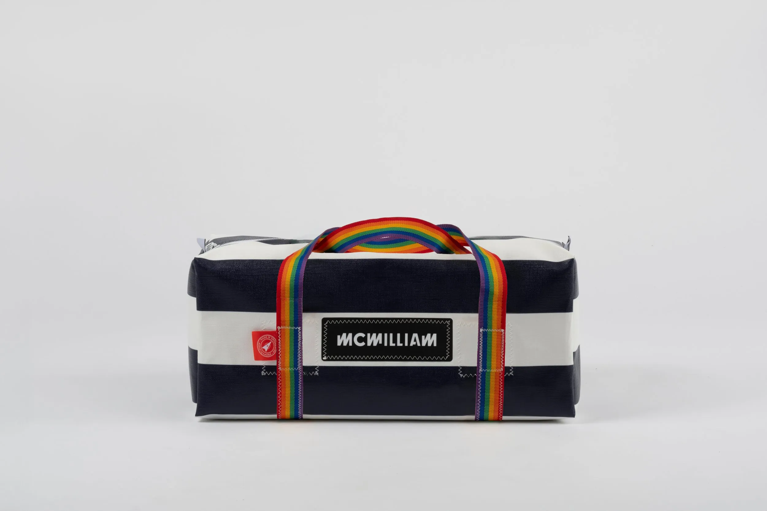 Navy Small Holdall (30L) - Classic Stripe
