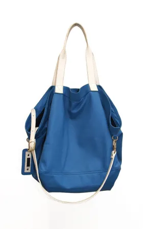 ORIGAMI SHEEP LEATHER EVERYDAY BAG BLUE