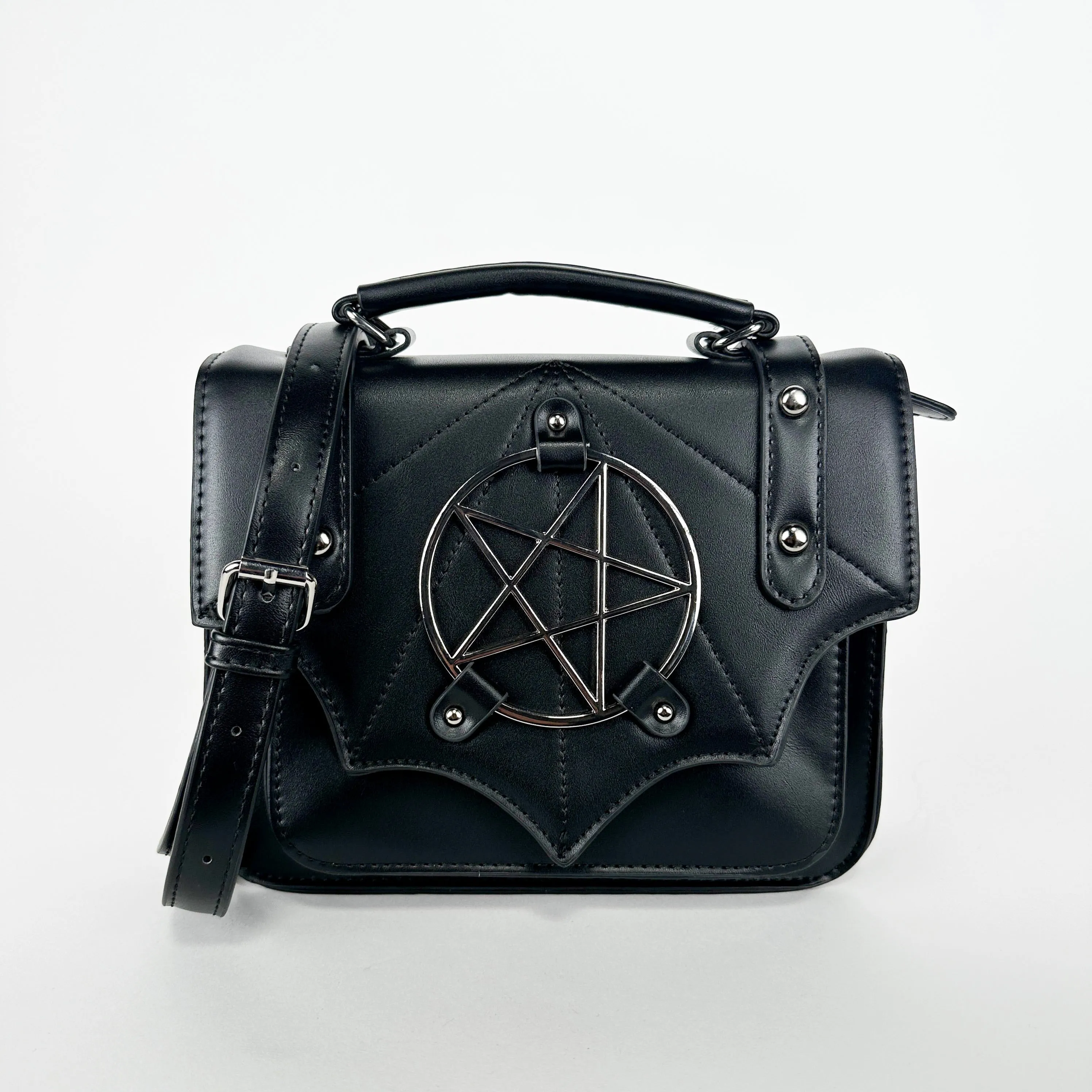 Pentagram Spiderweb Mini Satchel