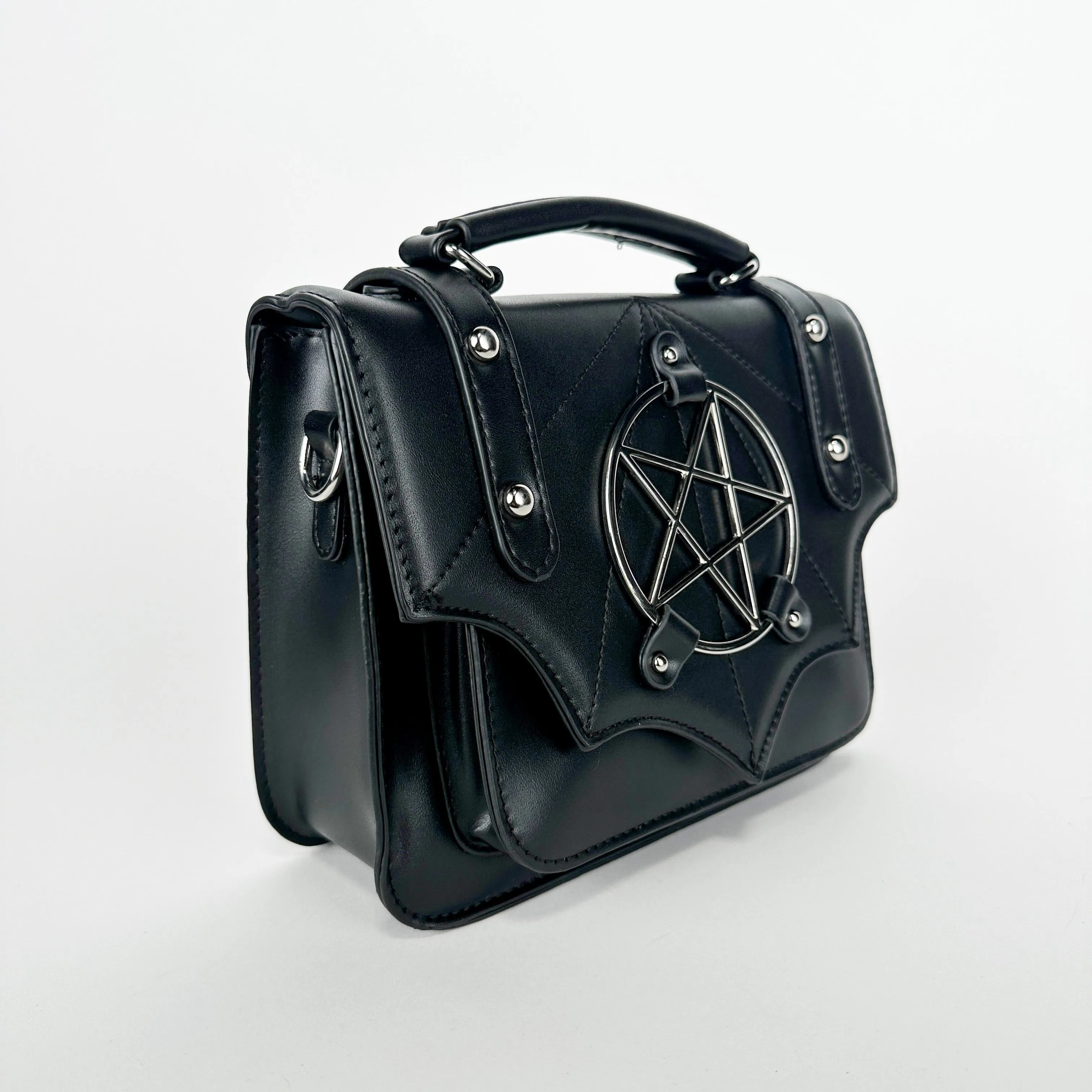 Pentagram Spiderweb Mini Satchel