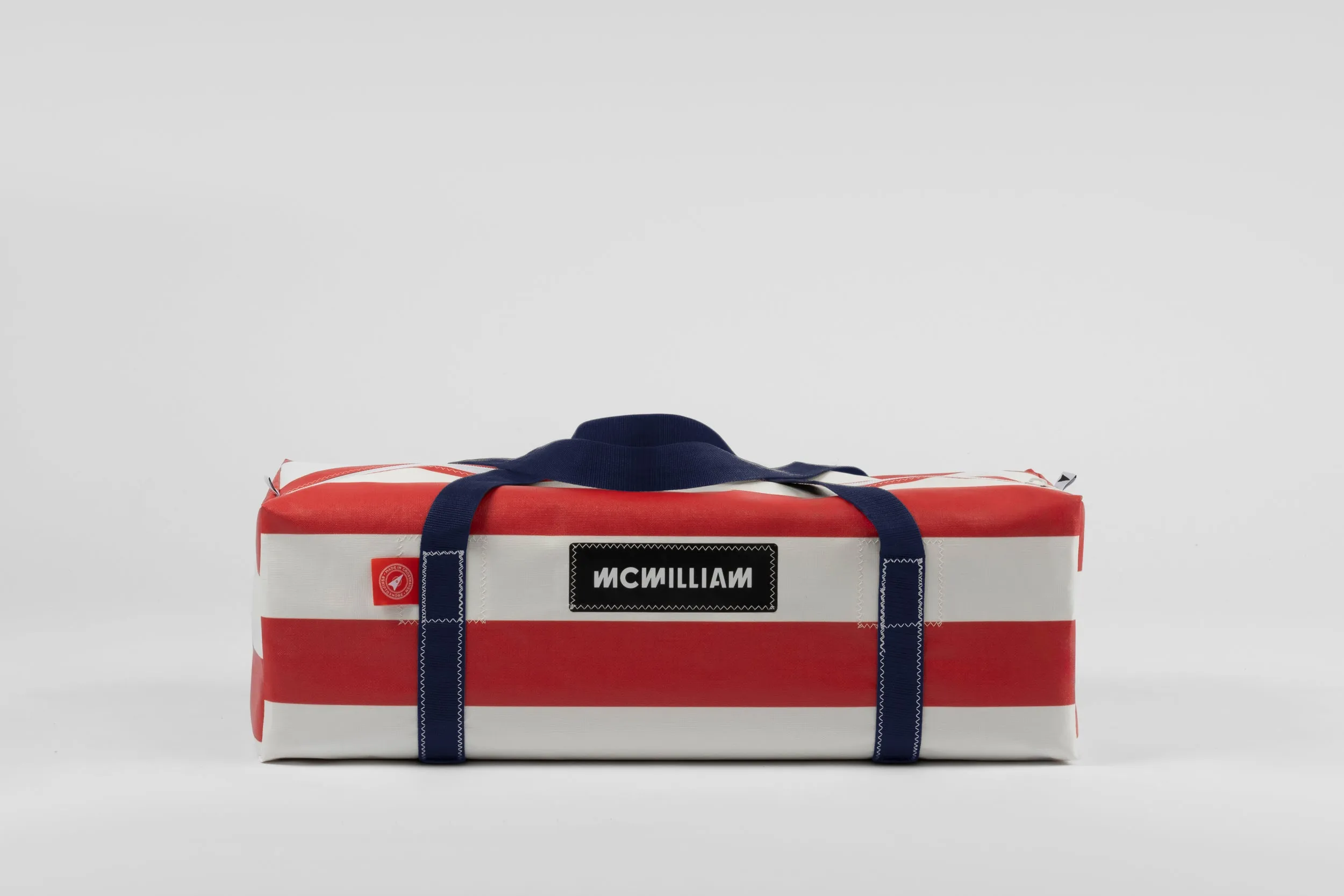 Red Large Holdall (50L) - Classic Stripe