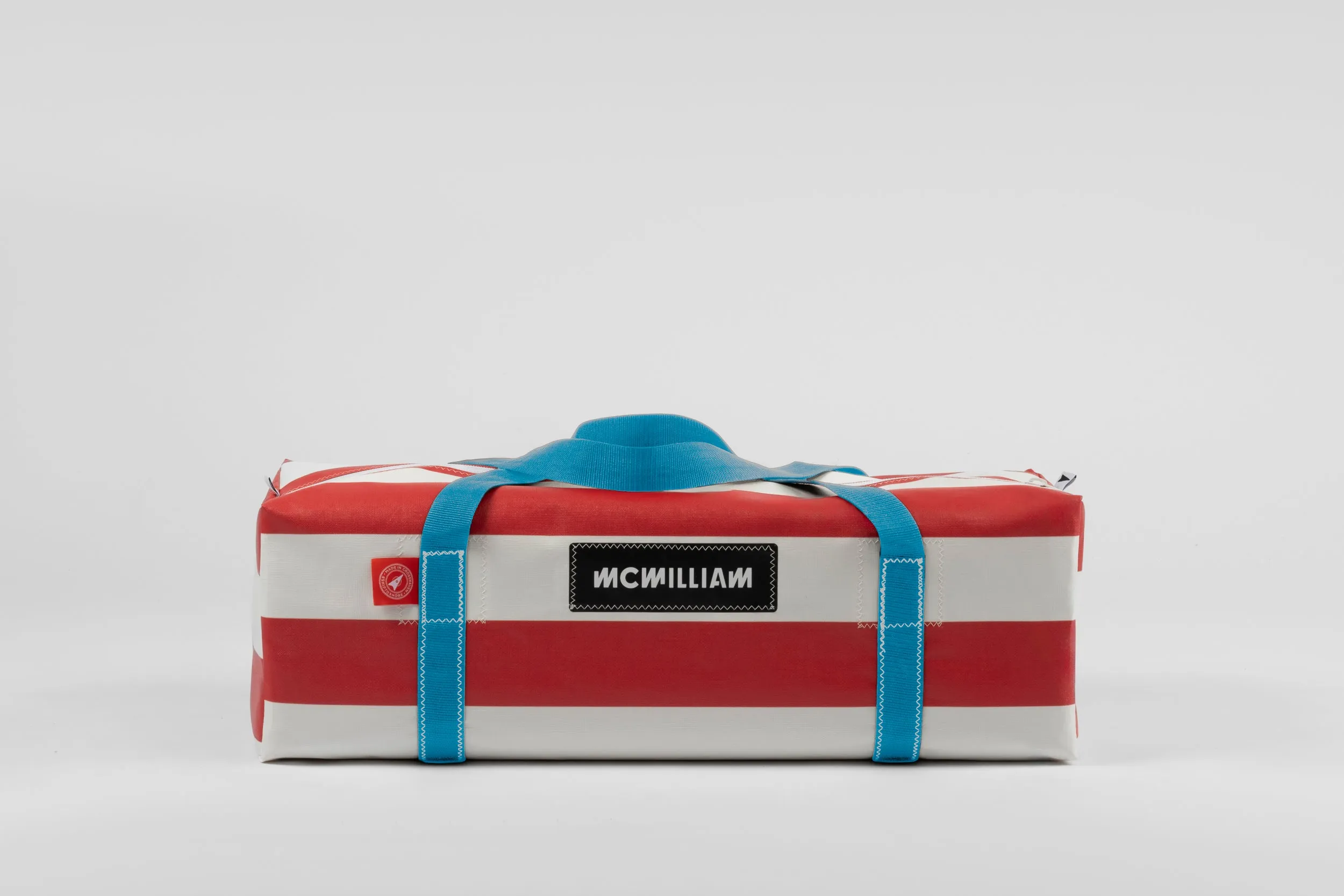 Red Large Holdall (50L) - Classic Stripe