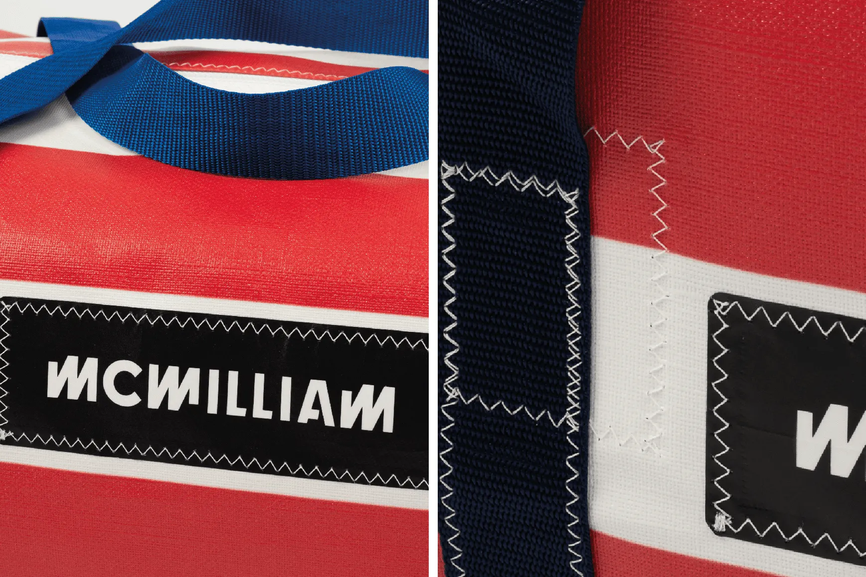 Red Large Holdall (50L) - Classic Stripe