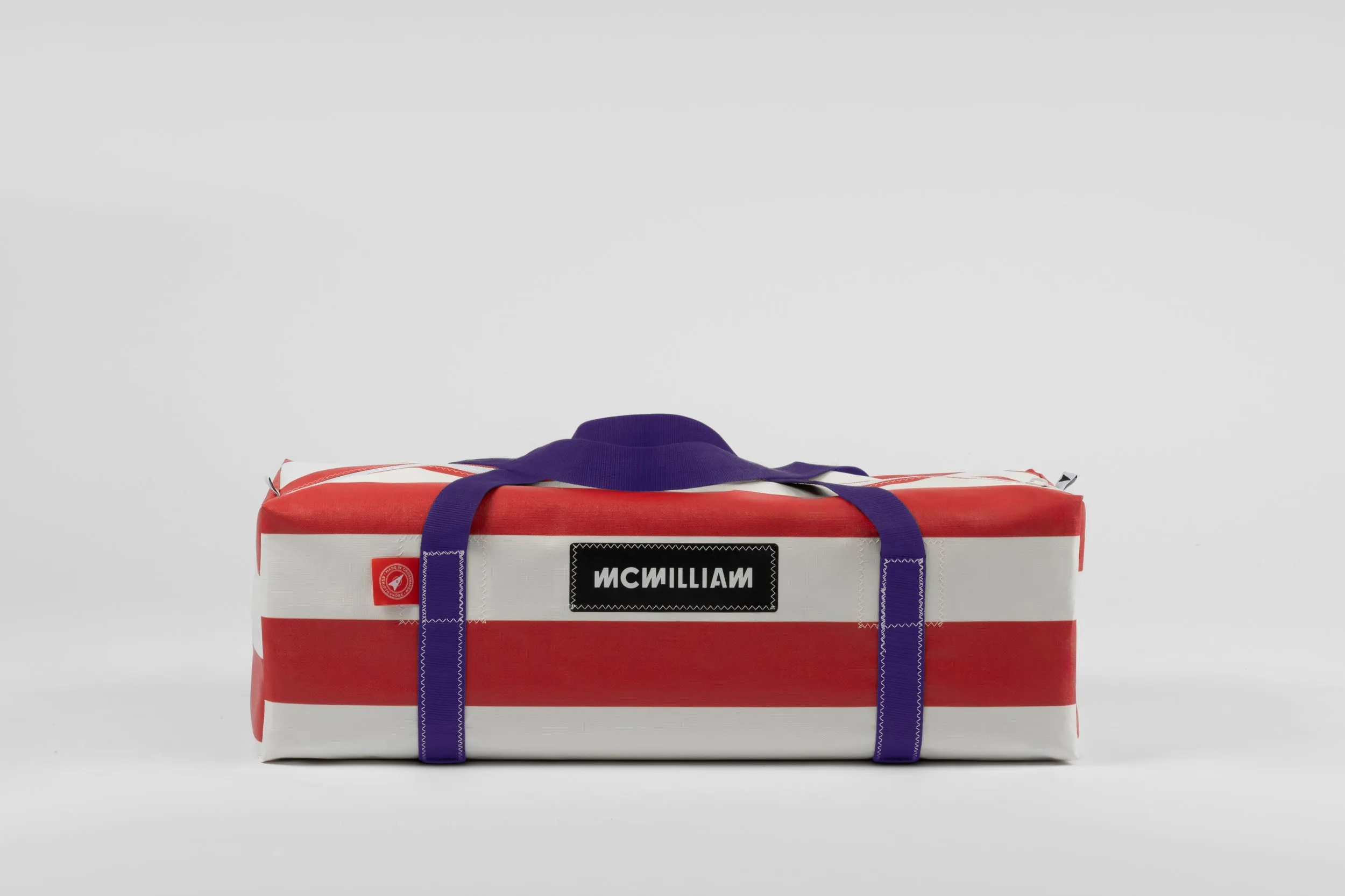 Red Large Holdall (50L) - Classic Stripe