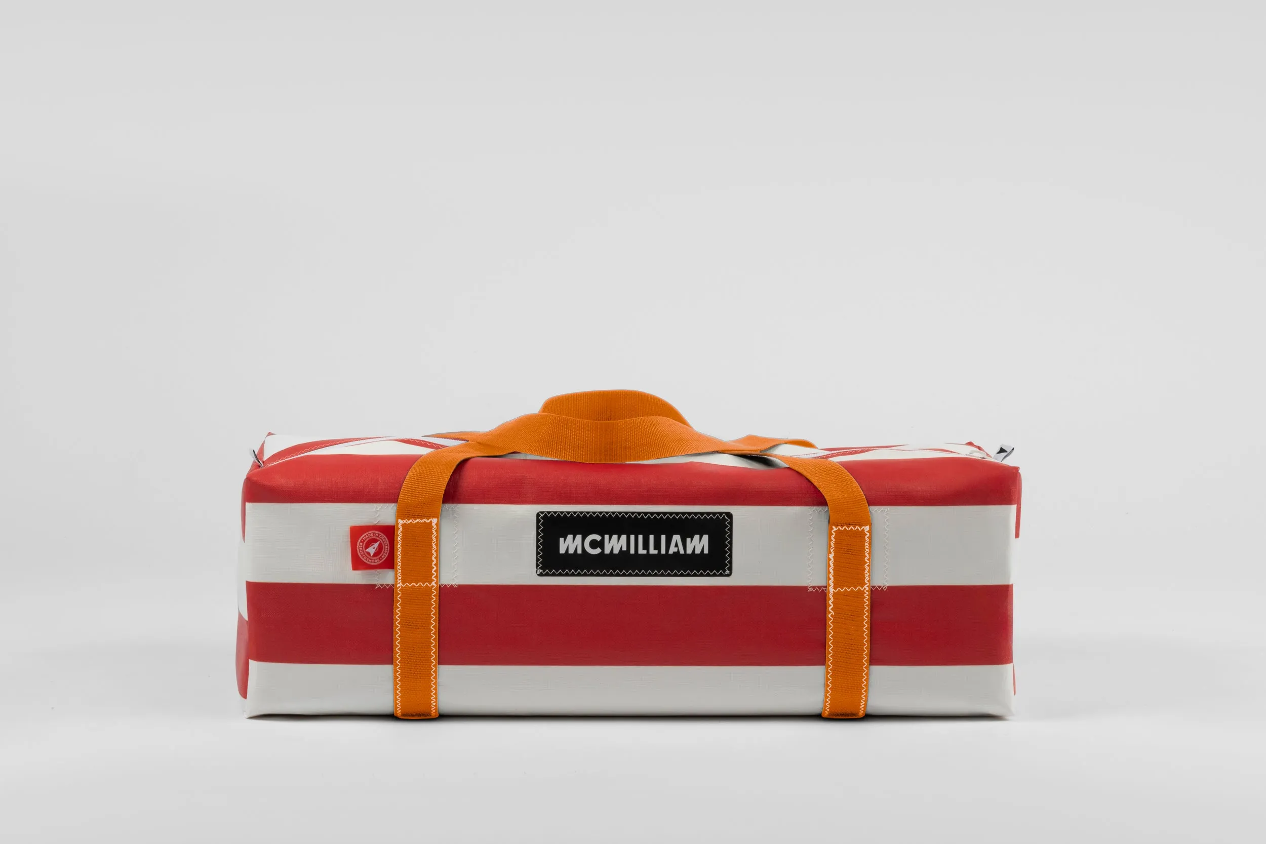 Red Large Holdall (50L) - Classic Stripe
