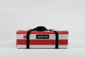 Red Large Holdall (50L) - Classic Stripe