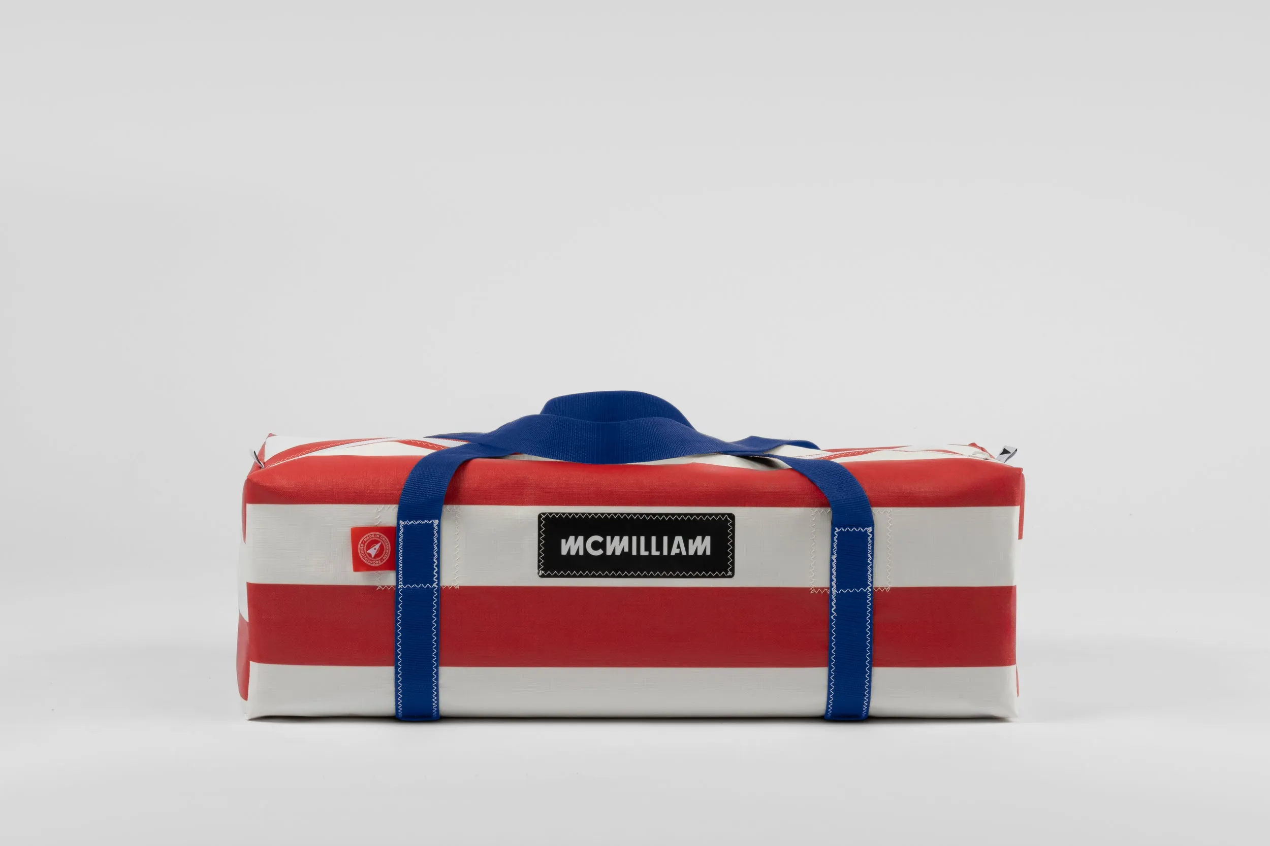 Red Large Holdall (50L) - Classic Stripe
