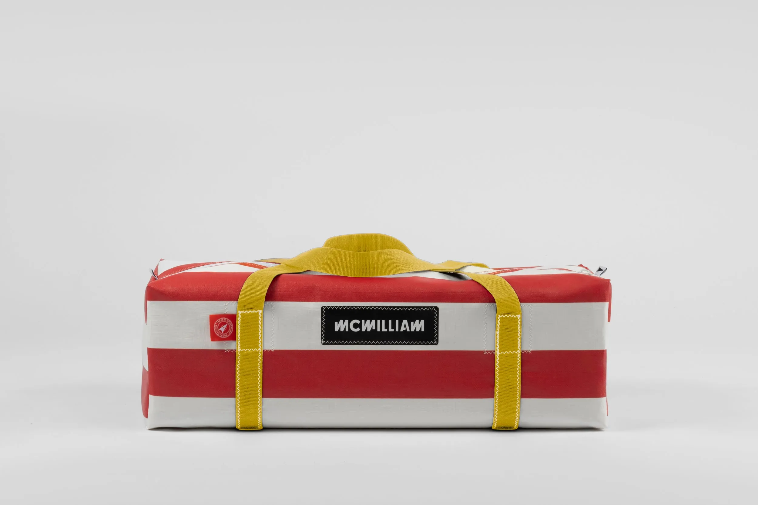 Red Large Holdall (50L) - Classic Stripe