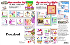 ScrapSMART - Gymnastics Style Software Collection - Jpeg & PDF Files for Mac [Download]