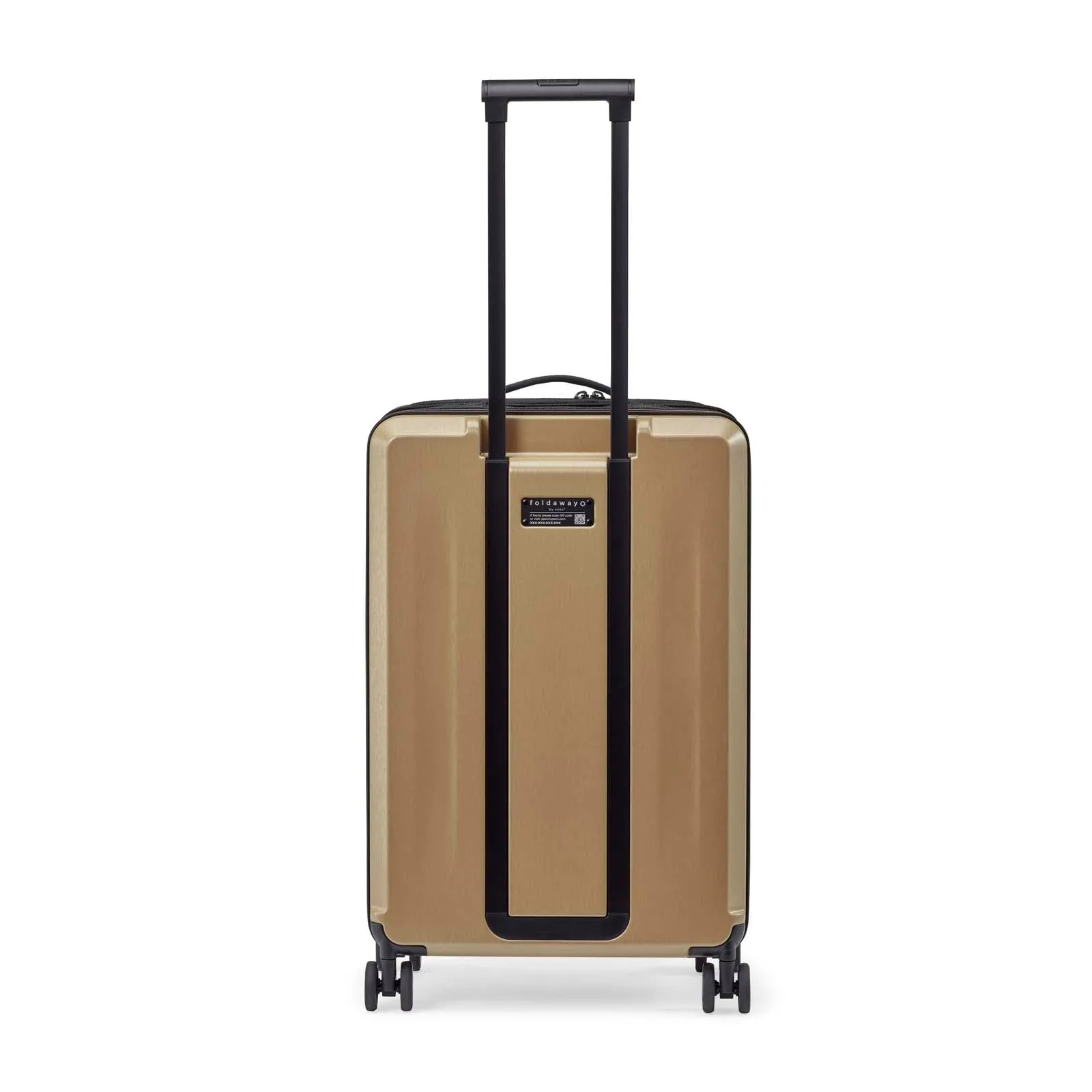 Senz° Foldaway Medium Check In Trolley | Champagne Brown