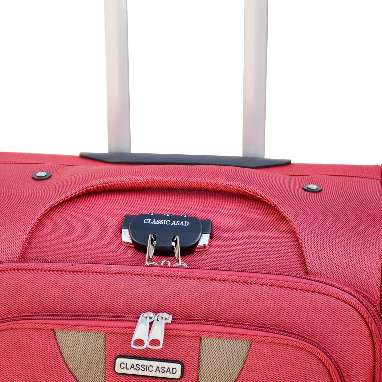 Soft Material Soft Shell Lightweight 4 Pcs Set 20, 24, 28 and 32 Inches Luggage Bag | 4 Wheels | New Ace Best Red
