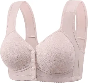 Sports Bras for Women Padded Smoothing Convertible Bra Jacquard Push up Comfort Bralettes V Neck Racerback Crop Top