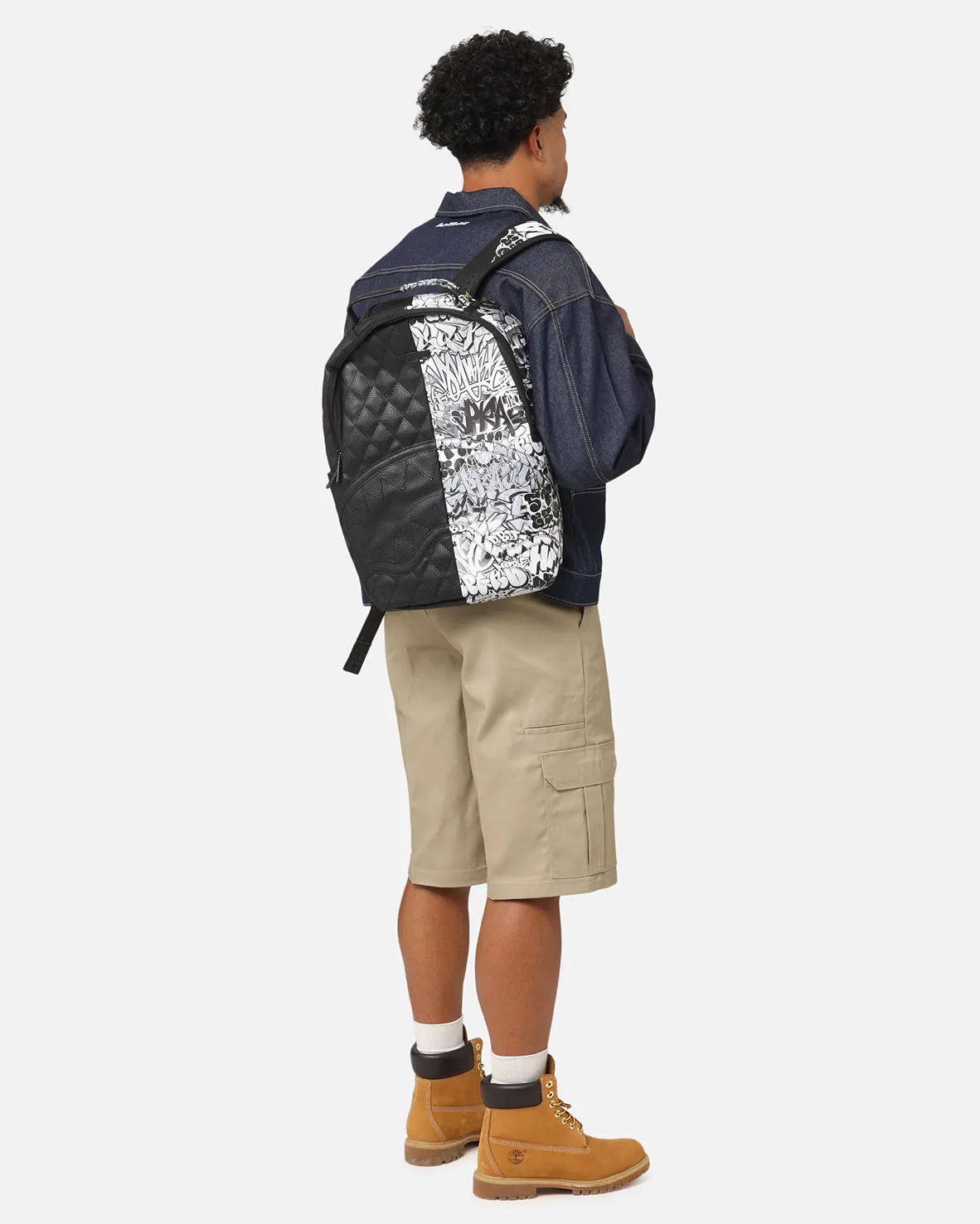 Sprayground Half Graff Quilted Backpack Multi