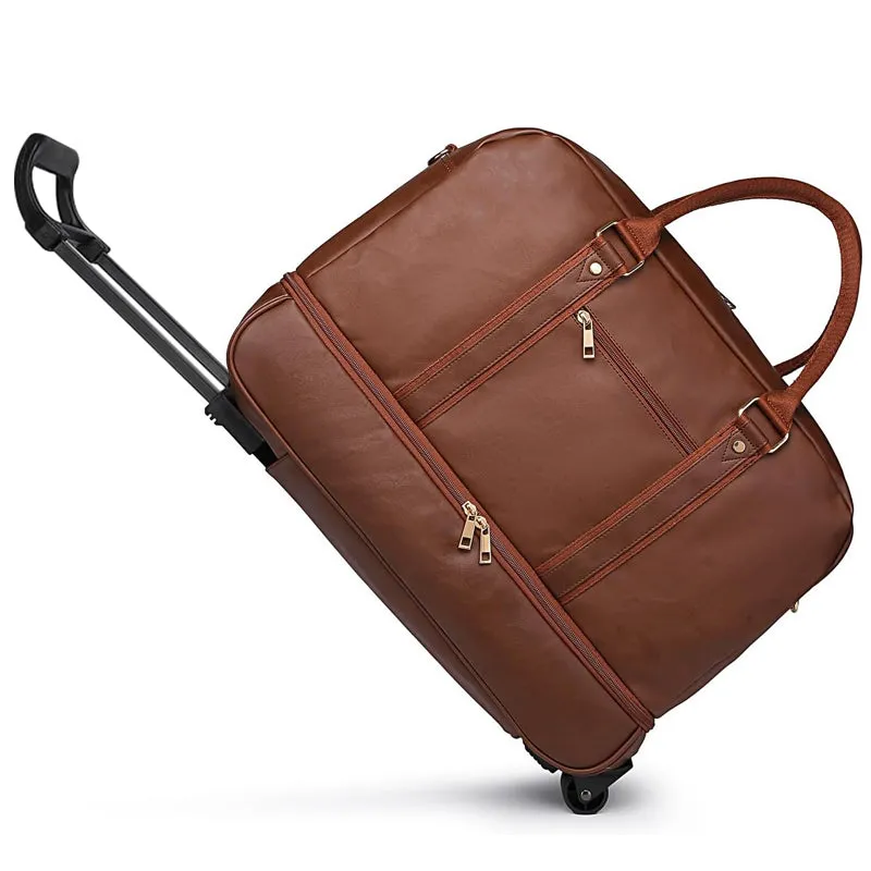 Weekender Bags With Wheels Rolling