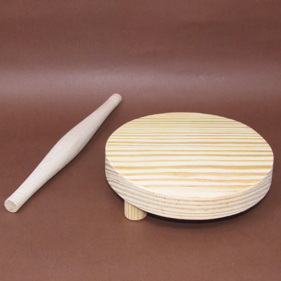 Wooden Chakla Belan Kitchen Toy