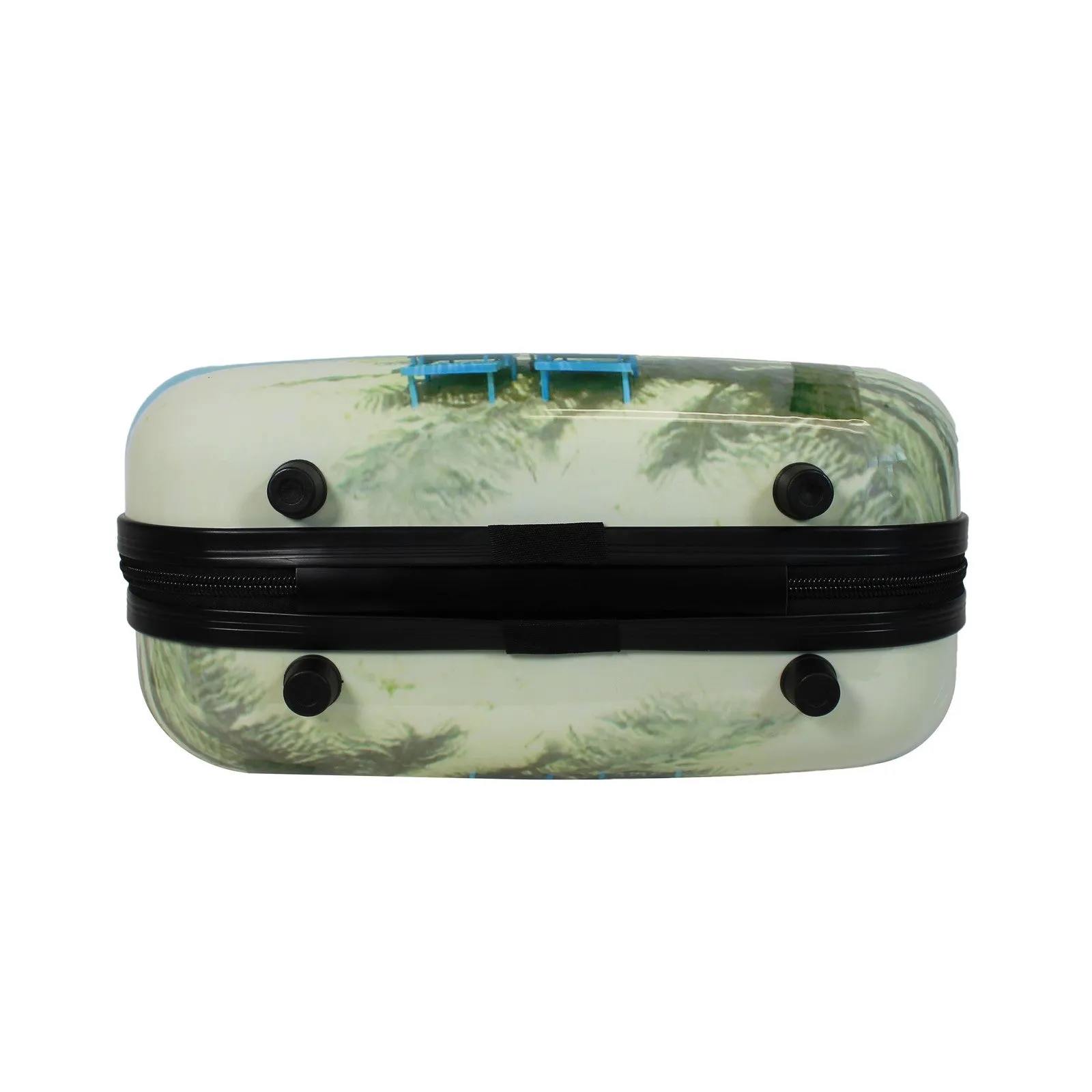 World Traveler Palm Tree Hardside 2-Piece Carry-On Spinner Luggage Set